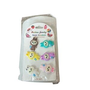 Cute labubu Shoe Charms Set